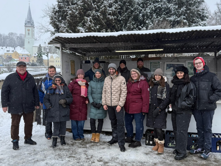Neujahrsangrillen der SPD Schwarzenbach Saale_Kandidierende