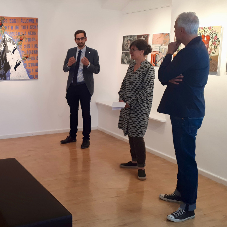 Ausstellungseröffnung Michael